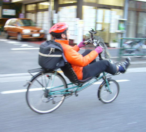 青梅街道で見かけた珍し自転車